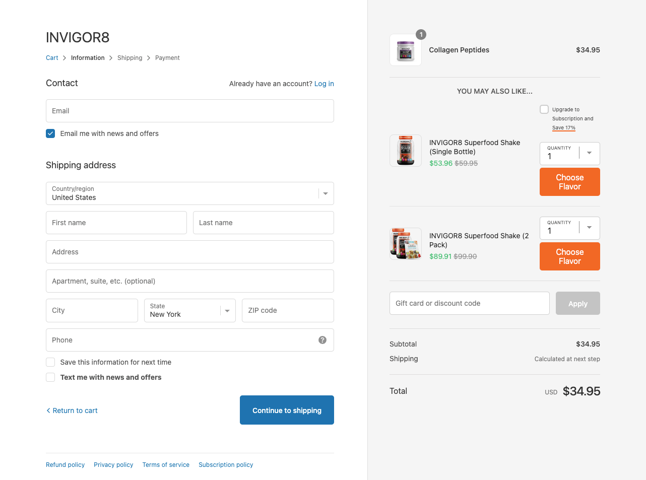 INVIGOR8 middleware app