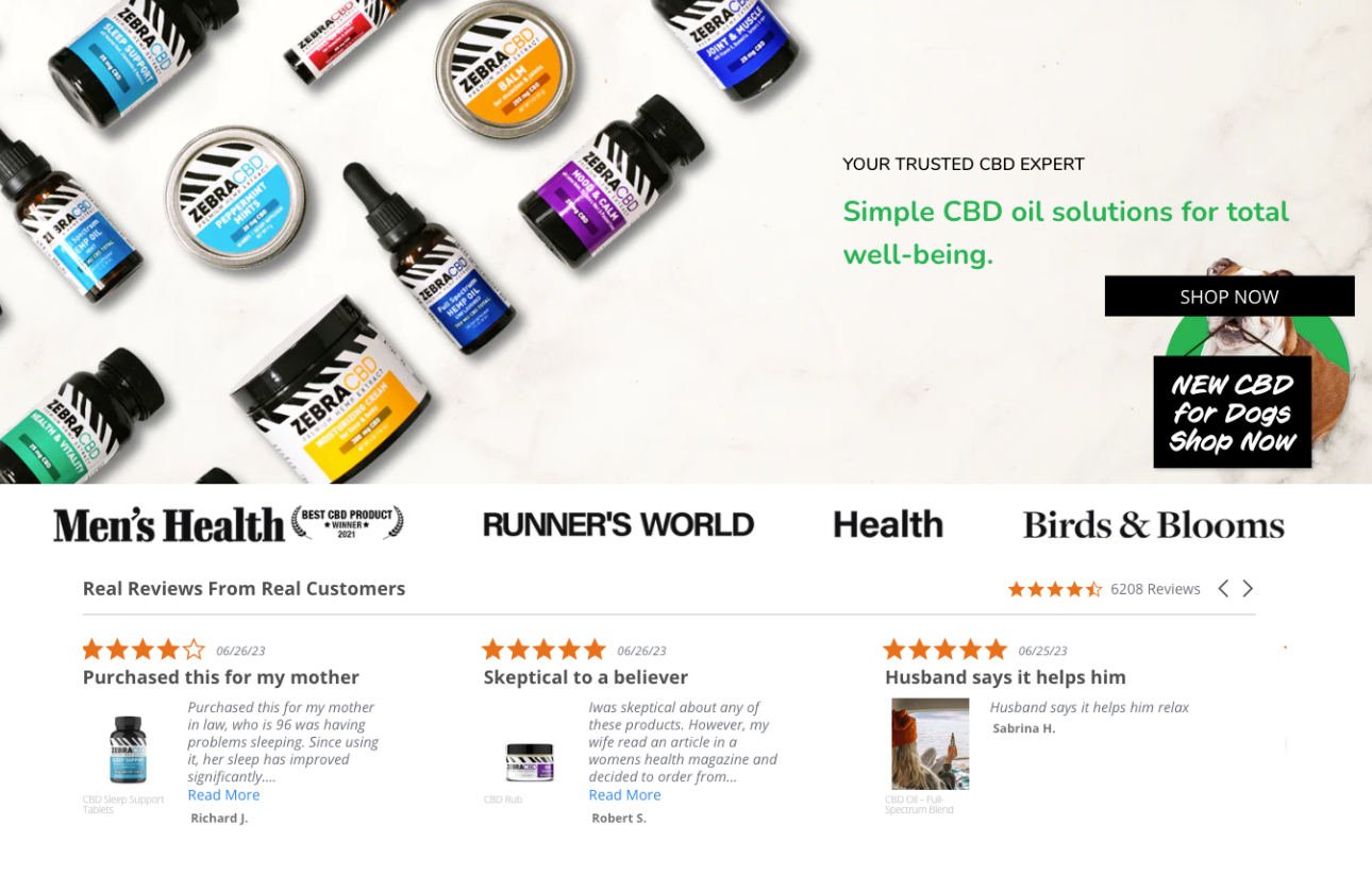 Zebra CBD optimization